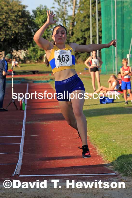 Long jump, 2022 NEGP Monkton No. 6, Wednesday, Aug. 10th. Photo: David T. Hewitson/Sports for All Pics